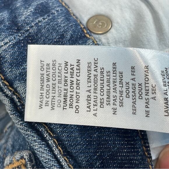 GA Good Classic Raw Hem High Rise Jeans size 0 waist 25 - Picture 10 of 13